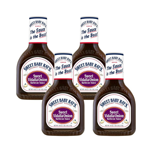 Sweet Baby Rays Vidalia Barbecue Sauce,18 OZ (Pack of 4)