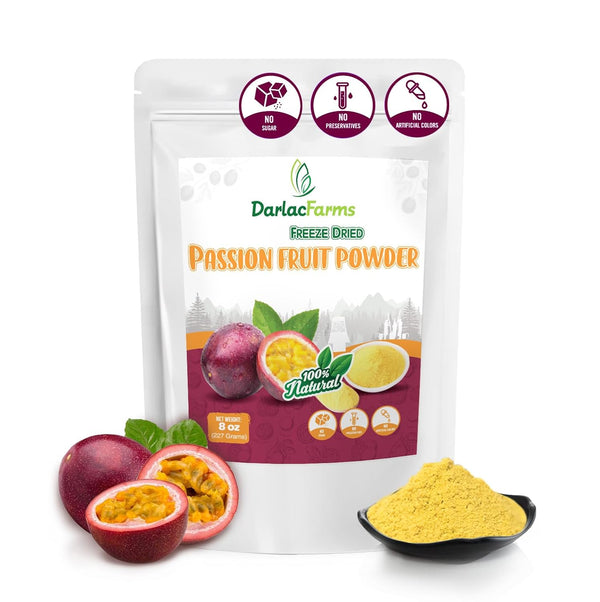 Freeze Dried Passion Fruit Powder 8Oz 100% Real Fruit Powder, No Sugar