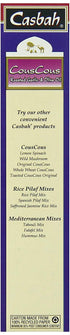 CASBAH 7oz (3 Pack) COUSCOUS ROASTED GARLIC & OLIVE OIL