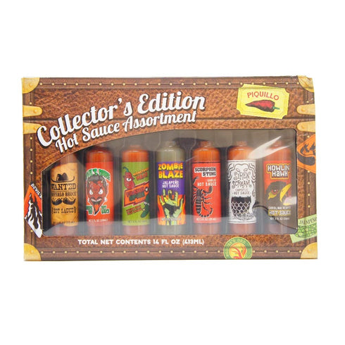 Sauce Hot Collection Collector's Edition Assortment 2 FL OZ Bottle 7 Pack, Gift