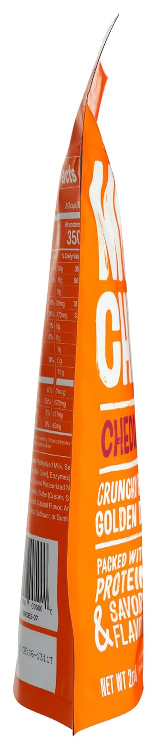 100% 2 oz (pack 1) Moon Cheese - Natural Cheese Snack - Cheddar
