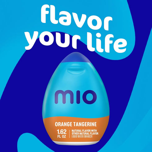 1.62 OZ, 12-Pack Mio Vitamins Liquid Water Enhancer, Orange Tangerine