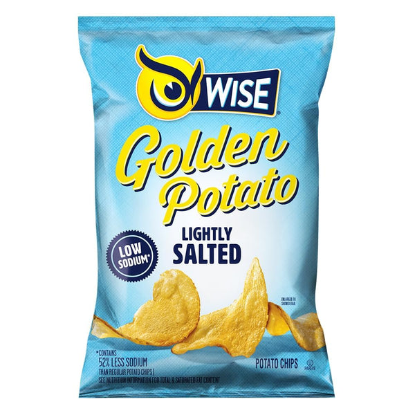 Wise Foods Lightly Salted Potato Chips Sharing Size Bags (4 Bags)