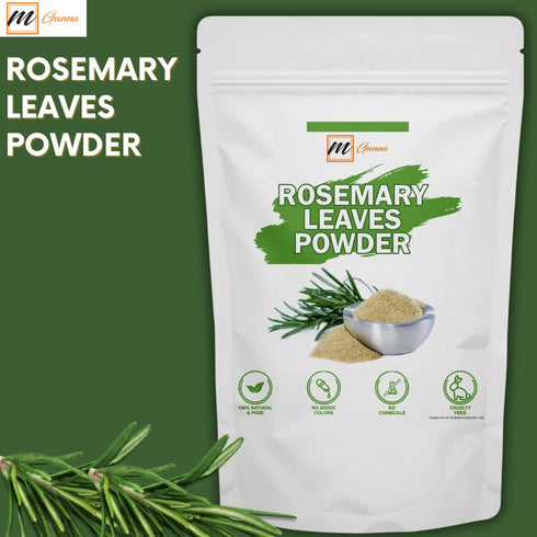 100% 227 0.5 lbs mGanna Natural Rosemary Leaves Powder - Aromatic Herb for Flavor and Health gms /