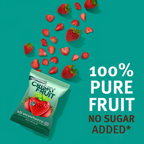 (Pack 8), Pack, Pack Crispy Green Classic Sampler of No Added Sugar, Freeze-Dried Fruit Variety Single-Serve Bags Trial
