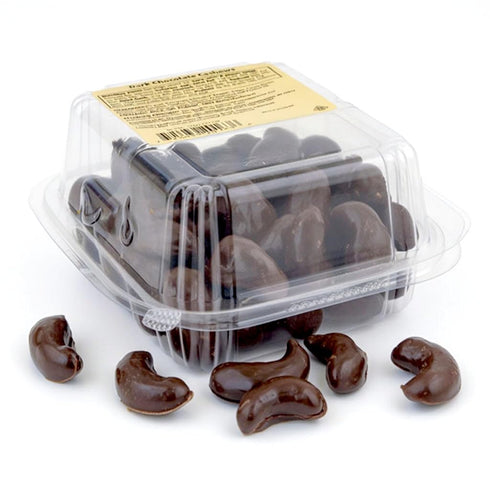 Generic Dark Chocolate Covered Cashews, Roasted Crunchy Dipped Snack Gift, Gluten Free Low