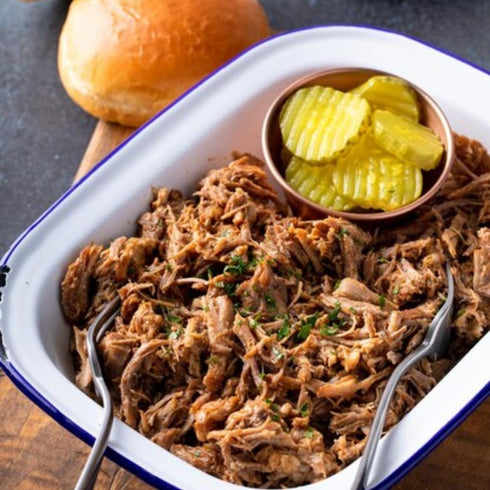 100% 18g Pack 2 8oz Old Hacienda Beef Barbacoa, | Shredded Seasoned Beef with Sauce | Fully Cooked & Ready to Eat |