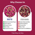 BLUE TEA - Rose Buds Herbal Tea - 1.06 Ounce, Caffeine Free Vegan Detox Tea in Food Grade Pet Jar