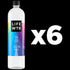 100% 33.8 Oz, 1L (Pack 6) LIFEWTR Premium Purified Water, pH Balanced with Electrolytes, recycled plastic bottles, Fl