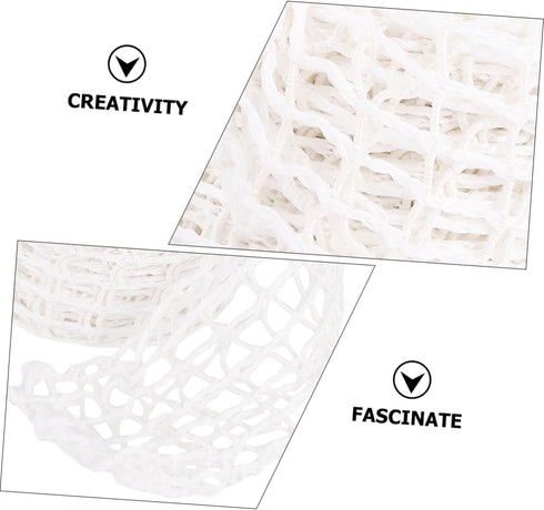 4 Cabilock Rolls Roasting Net for Meat Beef Netting Roll Sausage Netting Polyester Fiber Meat Net