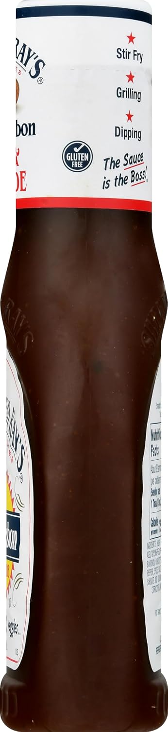 16 Oz (Pack 4) Sweet Baby Ray's Sauce and Marinade, Kickin' Bourbon Fl