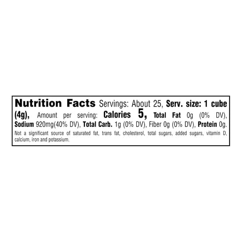 Amazon Fresh 3.4 Oz , Instant Bouillon Cubes, Chicken Flavor