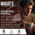 50 Maud's Dark Hot Chocolate Pods, ct, Single Serve Pods, Compatible with Keurig K Cups Maker