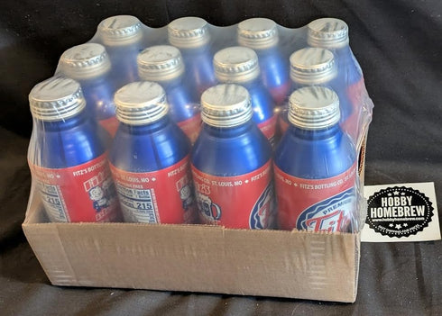 Generic 12PK 16oz Fitz's Premium Root Beer St Louis Craft Soda Aluminum Bottles (Full Case)