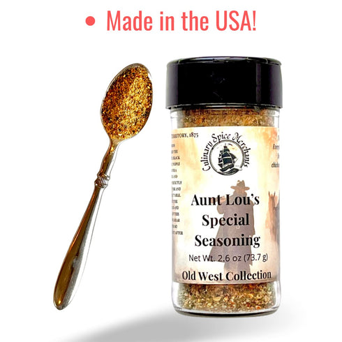 Culinary Spice Merchants Aunt Lou's Special Seasoning | Perfect on Chicken, Seafood, Vegetables, Fries