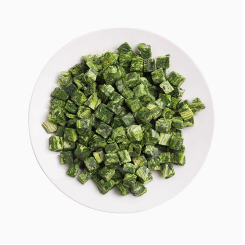 WGENGWU Frozen Greens2.47oz Spinach, Ready Harvest Freeze Dried Spinach | Emergency & Survival Food | Lightweight