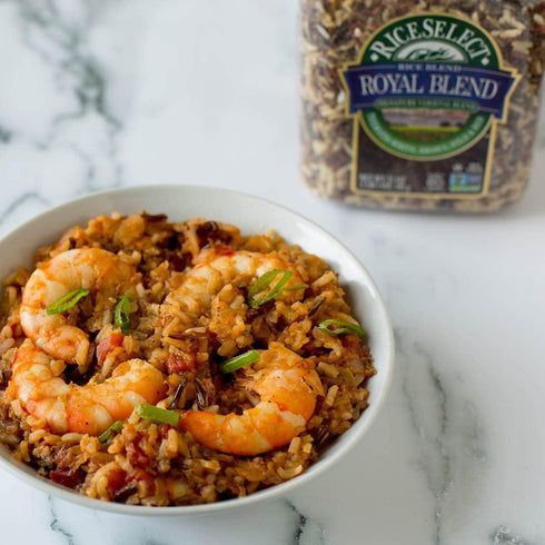 28 Oz, 4 Count RiceSelect Whole Grain Royal Blend with Wild Rice, Brown