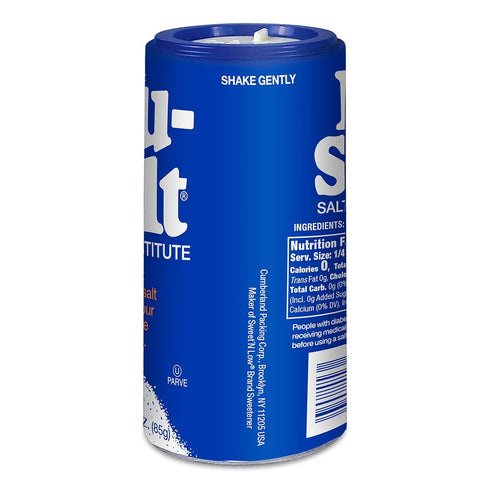 NU-SALT 3oz (Pack 1) Sodium-Free Salt Substitute, Shaker Bottle