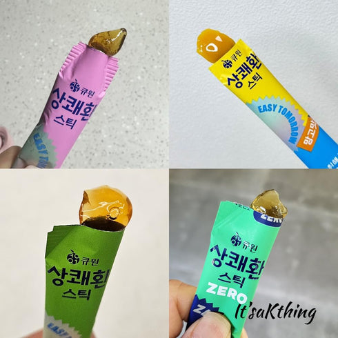 It'saKthing 18g*10 Easy Morning Jelly Stick, For better Morning, Before and after dirnk Alcohol Sticks_ Peach Flavor