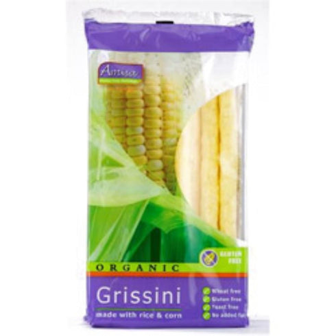 Amisa Organic - Gluten Free - Grissini - Corn & Rice - 100g