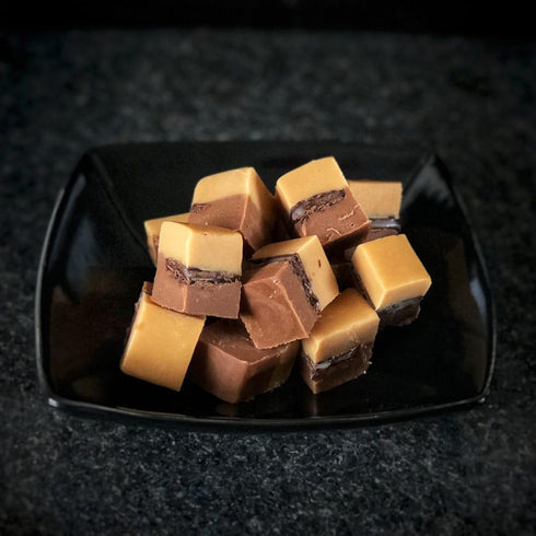 8oz. Nuts to You Smooth Creamy Chocolate Peanut Butter Fudge | Fresh Gourmet Candy | Decadent and Delicious Handcrafted
