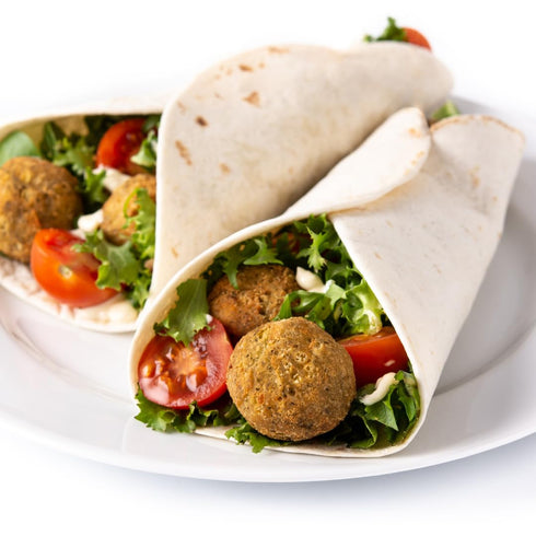 Cavo Greco Foods Frozen, 2 Pack, 8.5 Falafel Bites with Tahini Sauce, Plant-Based Greek Appetizer, Ounces