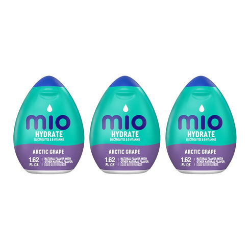 MiO Energy Liquid Water Enhancer,1.62 Fluid Ounce (Arctic Grape, PACK - 3)