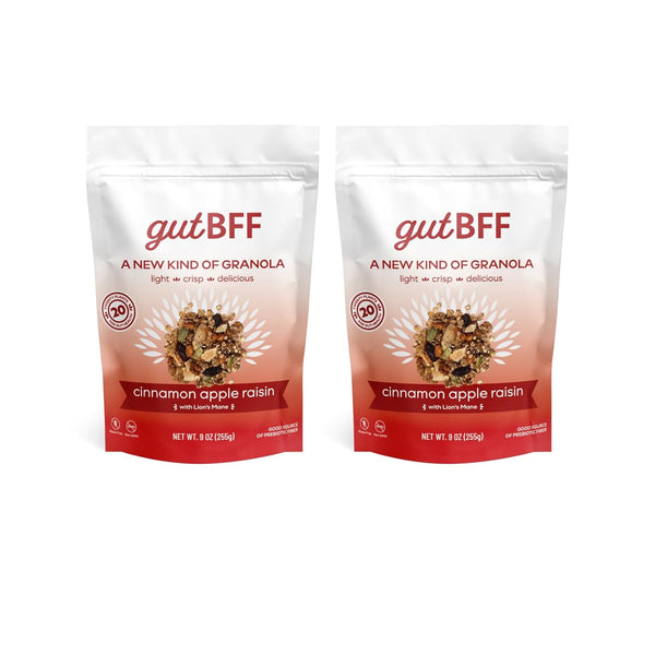 gutBFF Low Sugar Granola Gluten Free Healthy Granola with Lions Mane Mushroom &