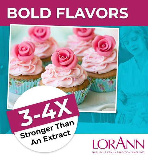 LorAnn Oils Super Strength Flavoring - Cotton Candy, 1 fl oz, 4X Stronger Than Extracts for Candy Making