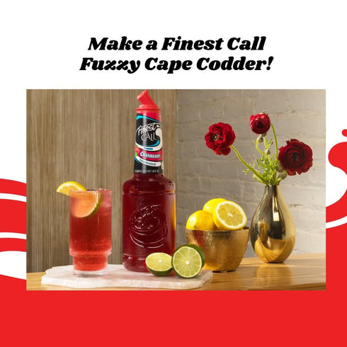 1 (33.8 Oz) Finest Call Premium Cranberry Juice Cocktail Drink Mix, Liter Bottle Fl