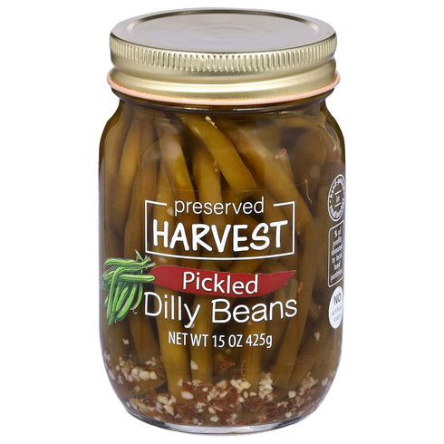 Preserved Harvest , Pickled Dilly Beans, 15 Fl Oz
