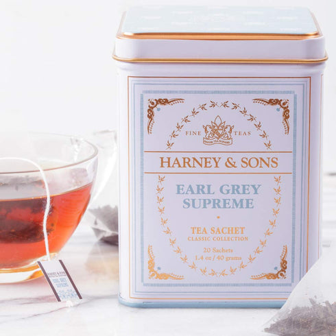 20 Harney & Sons Earl Grey Supreme, Black Tea, Sachets