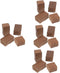 Mobestech 4pcs Red Wine Brewing Wood Chips Cubes for Home Winemaking Flavor