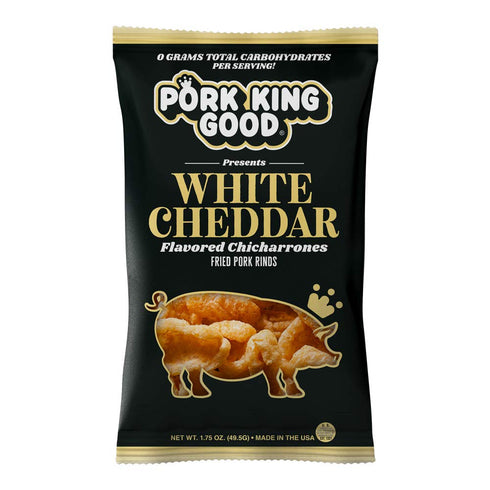 6 Pack Pork King Good Pork Rinds Variety (Chicharrones) Keto Snacks