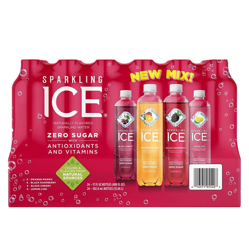 Sparkling Ice Summer Beverage Variety Pack (24 x 17 Fl Oz) Total