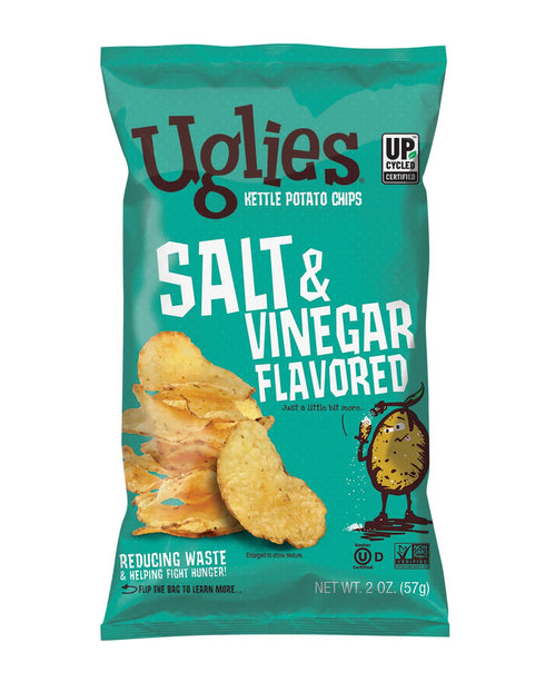 UGLIES Kettle-Cooked Potato Chips, Gluten-Free Snacks, Kosher-Friendly, Non-GMO Snacks for Kids or