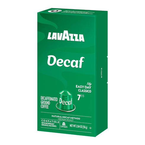 (60 Packaging Lavazza Espresso Maestro Decaf (DEK) Aluminum Capsules Compatible with Nespresso* Original Machines