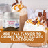 1:1 GlP-1 #92 Pumpkin Spice Cane Sugar | Artisanal Infused Sugar | Replacement For Plain Sugar | Gourmet Sweetener |