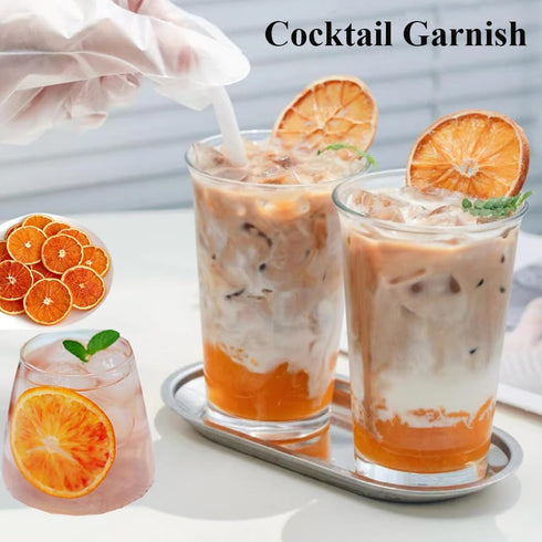 JUNNFEIA (6oz, Dried Blood Orange Slices All Natural Dehydrated Citrus No Additives No Sugar Added Garnish Dried Blood