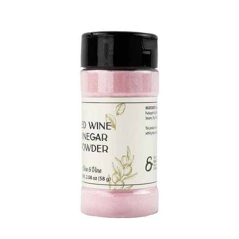 (2.08 Olive & Vine Red Wine Vinegar Powder, Tangy Flavor, For Dressings & Marinades, Rich Tradition, Authentic Taste