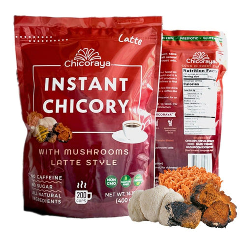 CHICORAYA - Coffee Alternative Beverage Blend - Chicory Root Powder - Instant