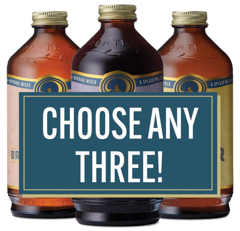 Portland Syrups - CHOOSE YOUR FLAVORS - Premium Concentrates for Cocktails, Mocktails,