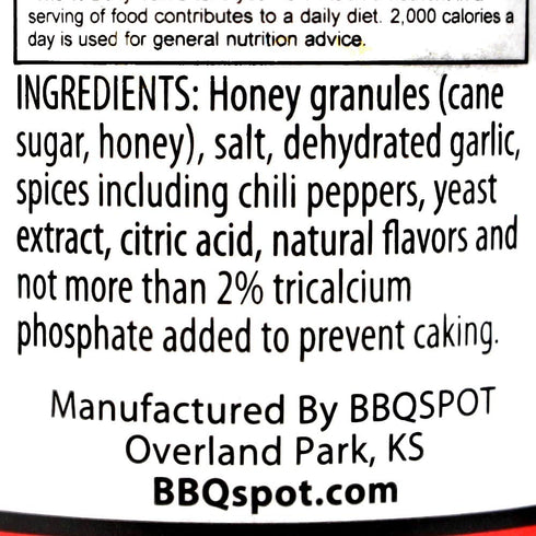 Bbq Spot Rub Some Rib Honey and Sriracha Seasoning Rub, 6oz