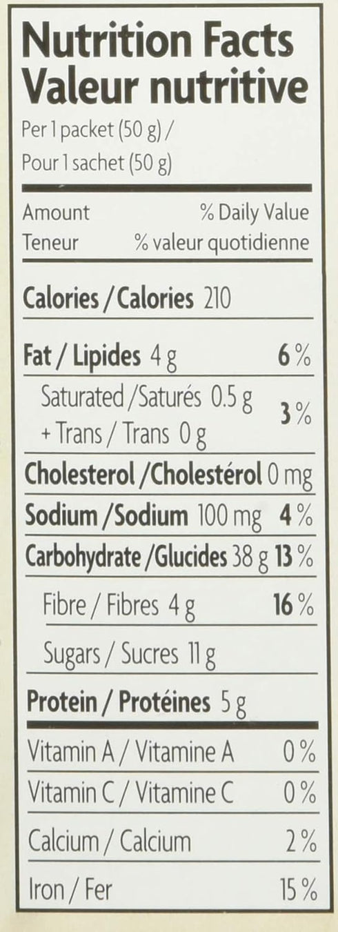 1.76 (Pack 8) Natures Path, Oatmeal Pouches Maple Nut Organic Ounce