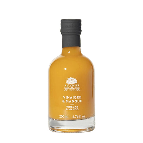 A L'Olivier Mango Fruit Vinegar, 7-Ounce, Yellow