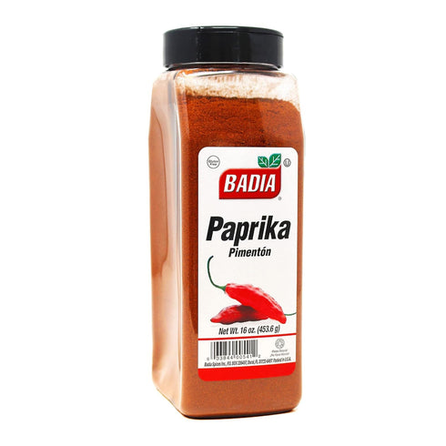 Badia Paprika, 16 oz Mild Sweet Flavor for Cooking Rice, Seafood, Stews,
