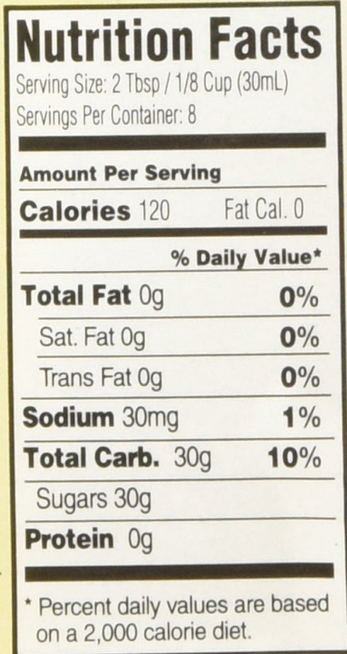 Wholesome Sweeteners Organic Light Corn Syrup, 7.7-Ounce, Non GMO, Gluten Free & Vegan