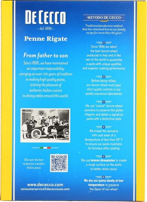 (Pack 10) Penne Rigate Pasta