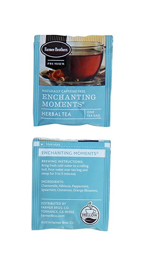 Farmer Brothers Premium Enchanting Moments Herbal Tea - 1/25 ct box