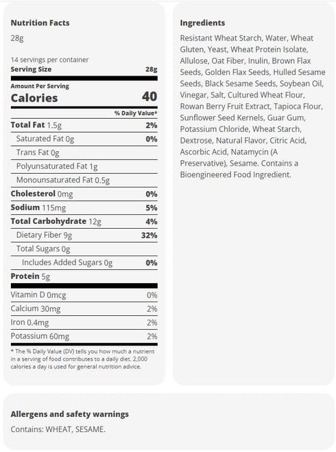 HEB 5 2 Higher Harvest by Low Carb Seed Bread Loafs